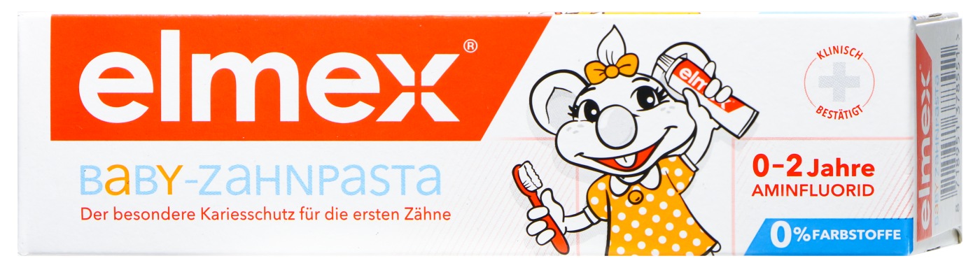 Elmex Baby-Zahnpasta - 0 bis 2 Jahre - 50 ml Elmex Baby-Zahnpasta - 0 bis 2 Jahre - 50 ml