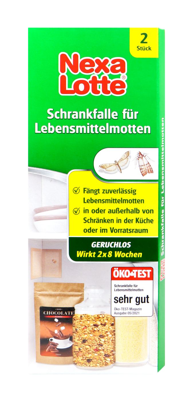 Nexa Lotte Schrankfalle für Lebensmittelmotten - 2 Stück