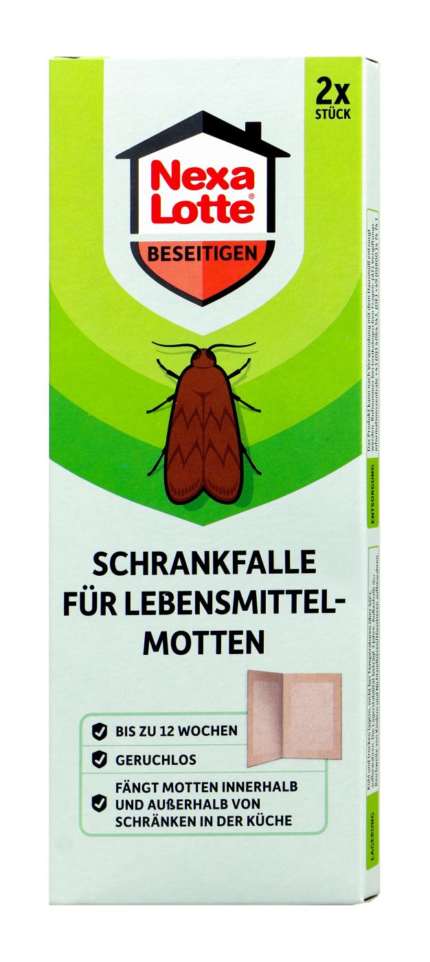 Nexa Lotte Schrankfalle für Lebensmittelmotten - 2 Stück Nexa Lotte Schrankfalle für Lebensmittelmotten - 2 Stück
