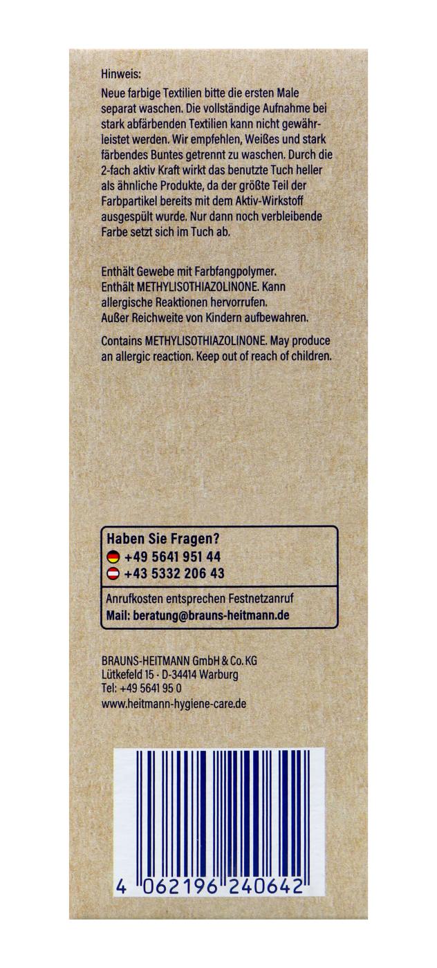 Heitmann Farb- & Schmutz Tücher - 45 Stück Heitmann Farb- & Schmutz Tücher - 45 Stück