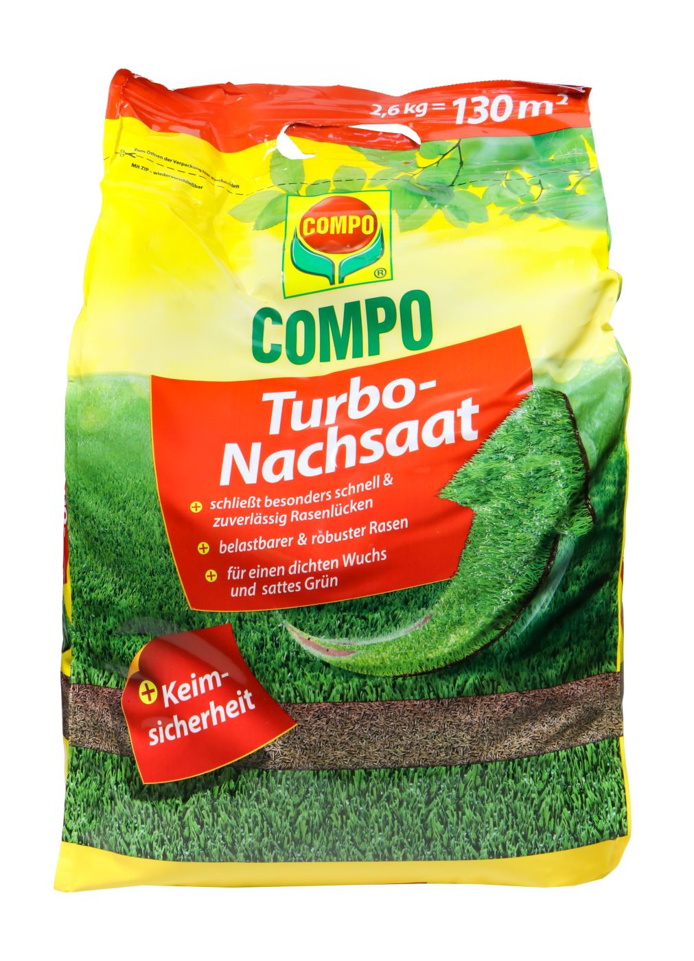 Compo Turbo Nachsaat für 130 qm² - 2,6 kg Compo Turbo Nachsaat für 130 qm² - 2,6 kg