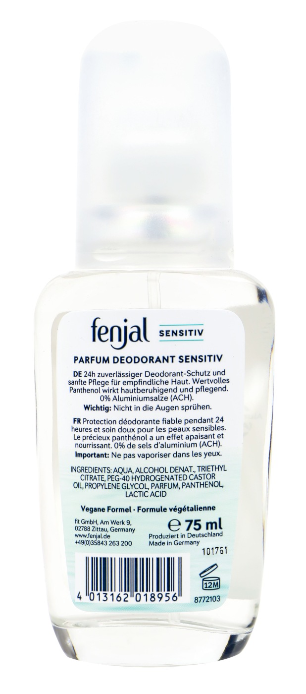 Fenjal Deo Pumpspray Sensitive - 75 ml Fenjal Deo Pumpspray Sensitive - 75 ml