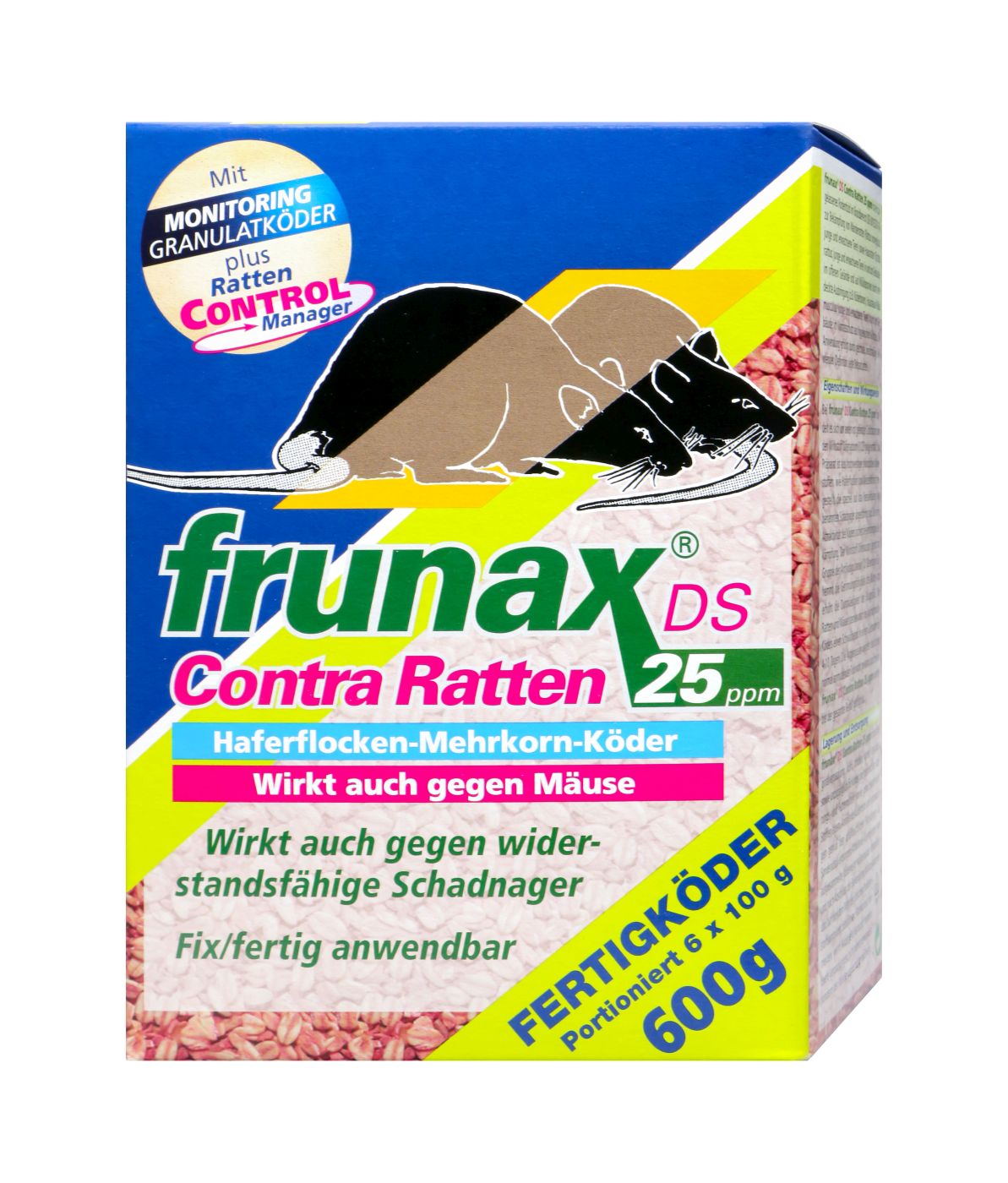Frunax DS Contra Ratten 25 ppm - 600g Frunax DS Contra Ratten 25 ppm - 600g