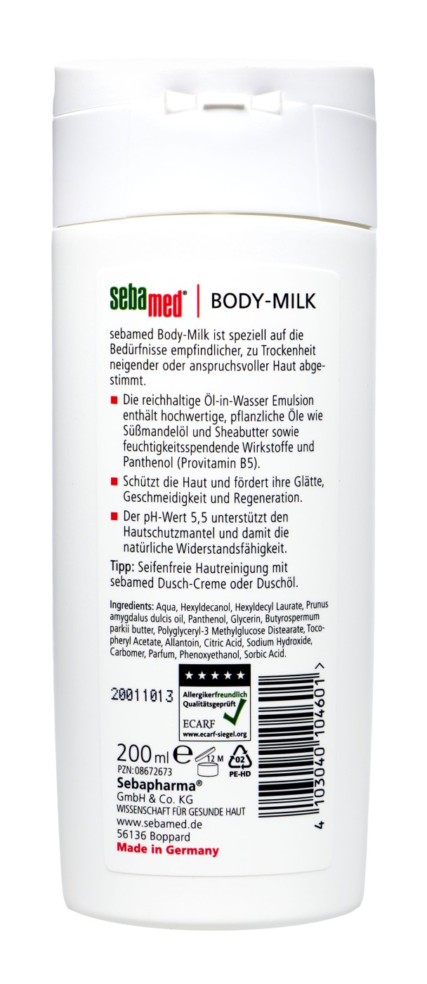 Sebamed Body Milk - 200 ml Sebamed Body Milk - 200 ml