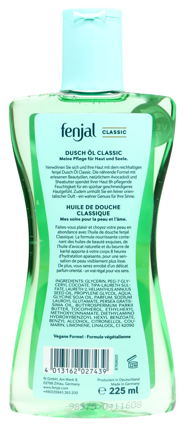 Fenjal Classic Duschöl - 225 ml Fenjal Classic Duschöl - 225 ml
