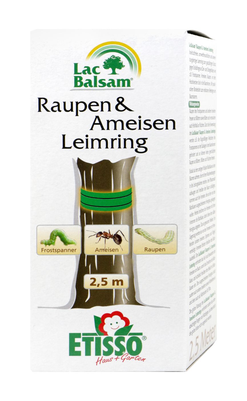 Etisso Lac Balsam Raupen und Ameisen Leimring - 2,5 m Etisso Lac Balsam Raupen und Ameisen Leimring - 2,5 m