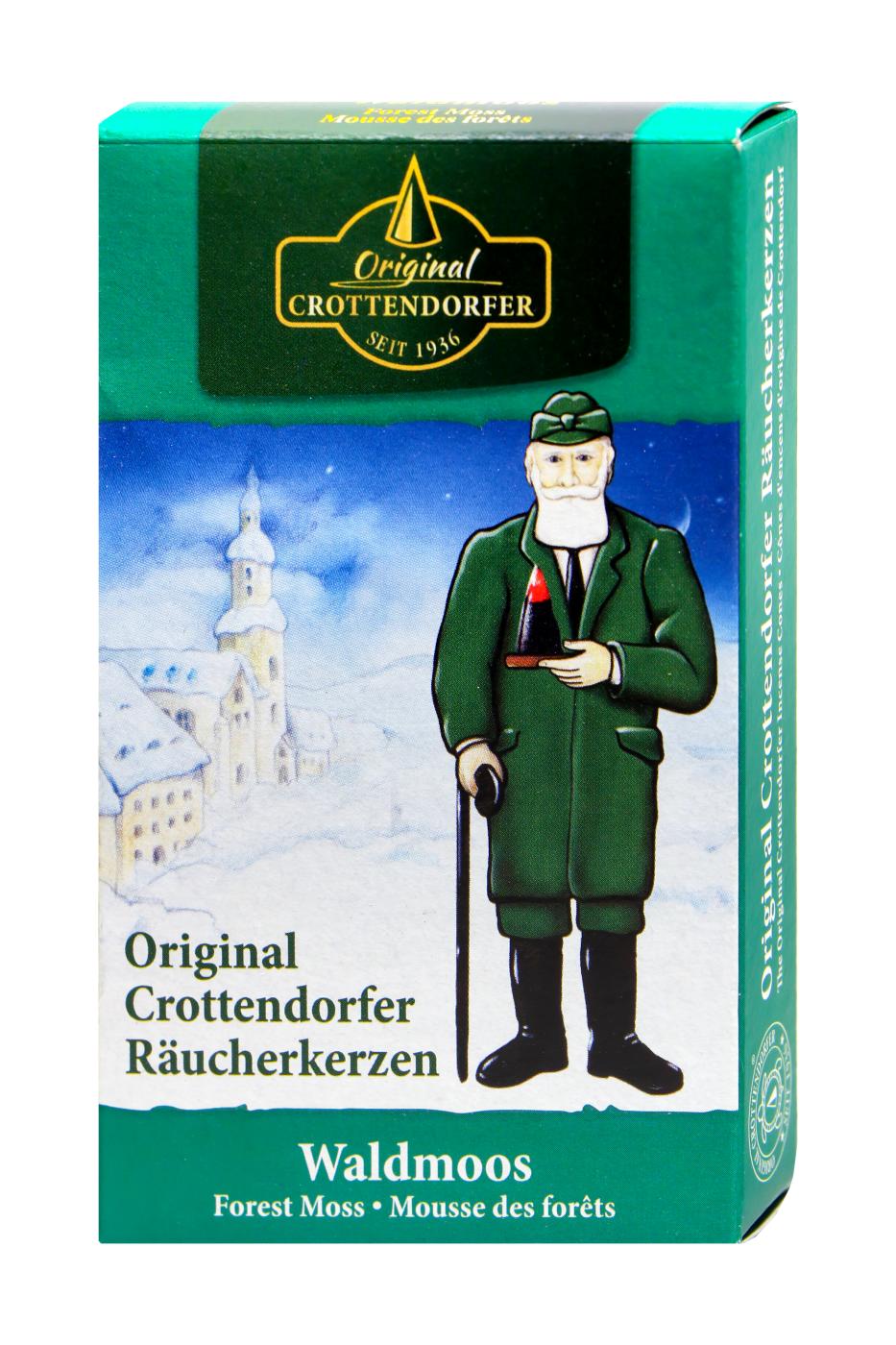 Crottendorfer Räucherkerzen Waldmoos - 24 Stück Crottendorfer Räucherkerzen Waldmoos - 24 Stück