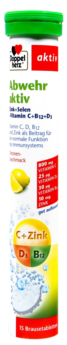 Doppelherz Abwehr Aktiv Brausetabletten - 15 Stück Doppelherz Abwehr Aktiv Brausetabletten - 15 Stück