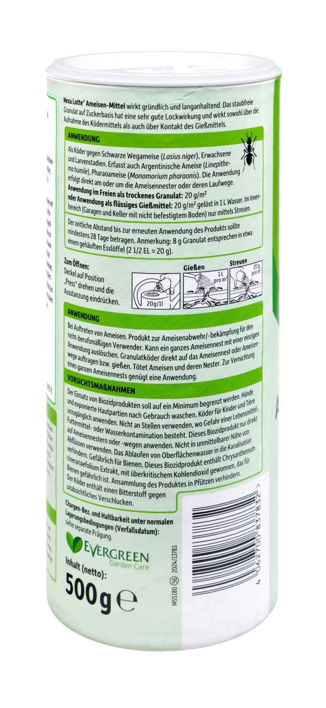 Nexa Lotte Ameisen-Mittel - 0,5 kg Nexa Lotte Ameisen-Mittel - 0,5 kg