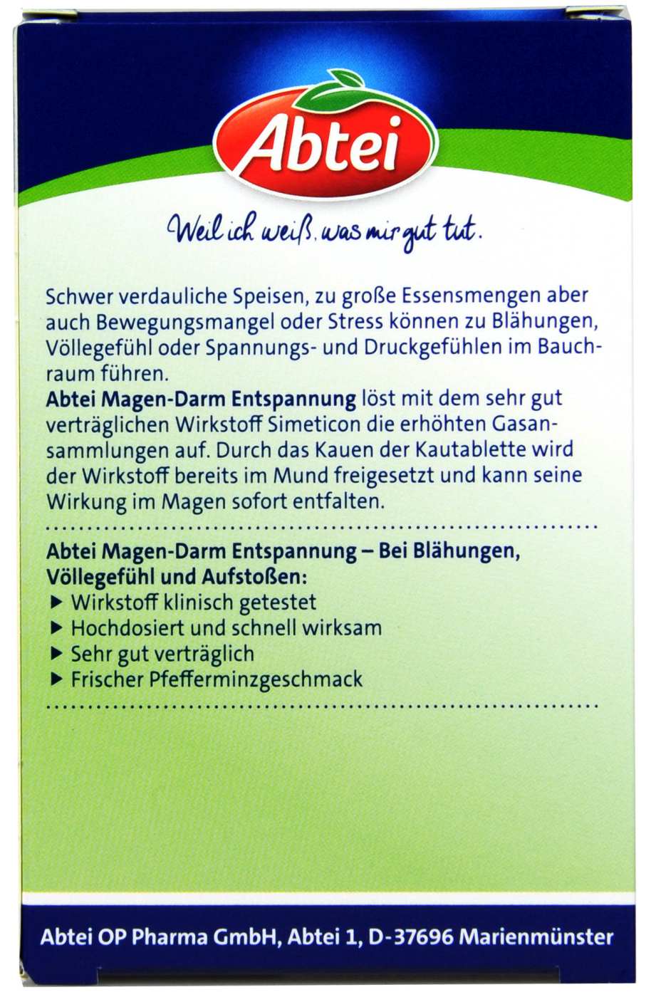 Abtei Magen-Darm Entspannung - 20 Stück Abtei Magen-Darm Entspannung - 20 Stück