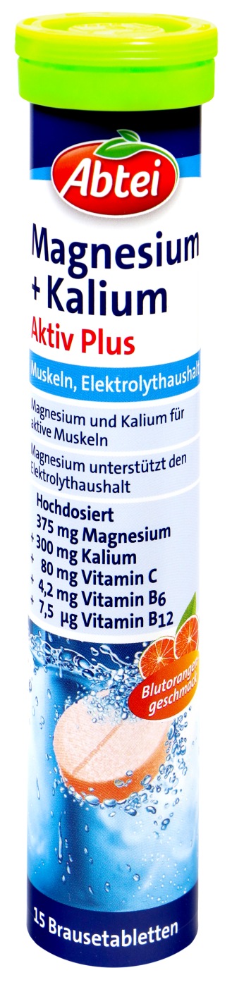 Abtei Magnesium + Kalium Brause - 15 Stück Abtei Magnesium + Kalium Brause - 15 Stück