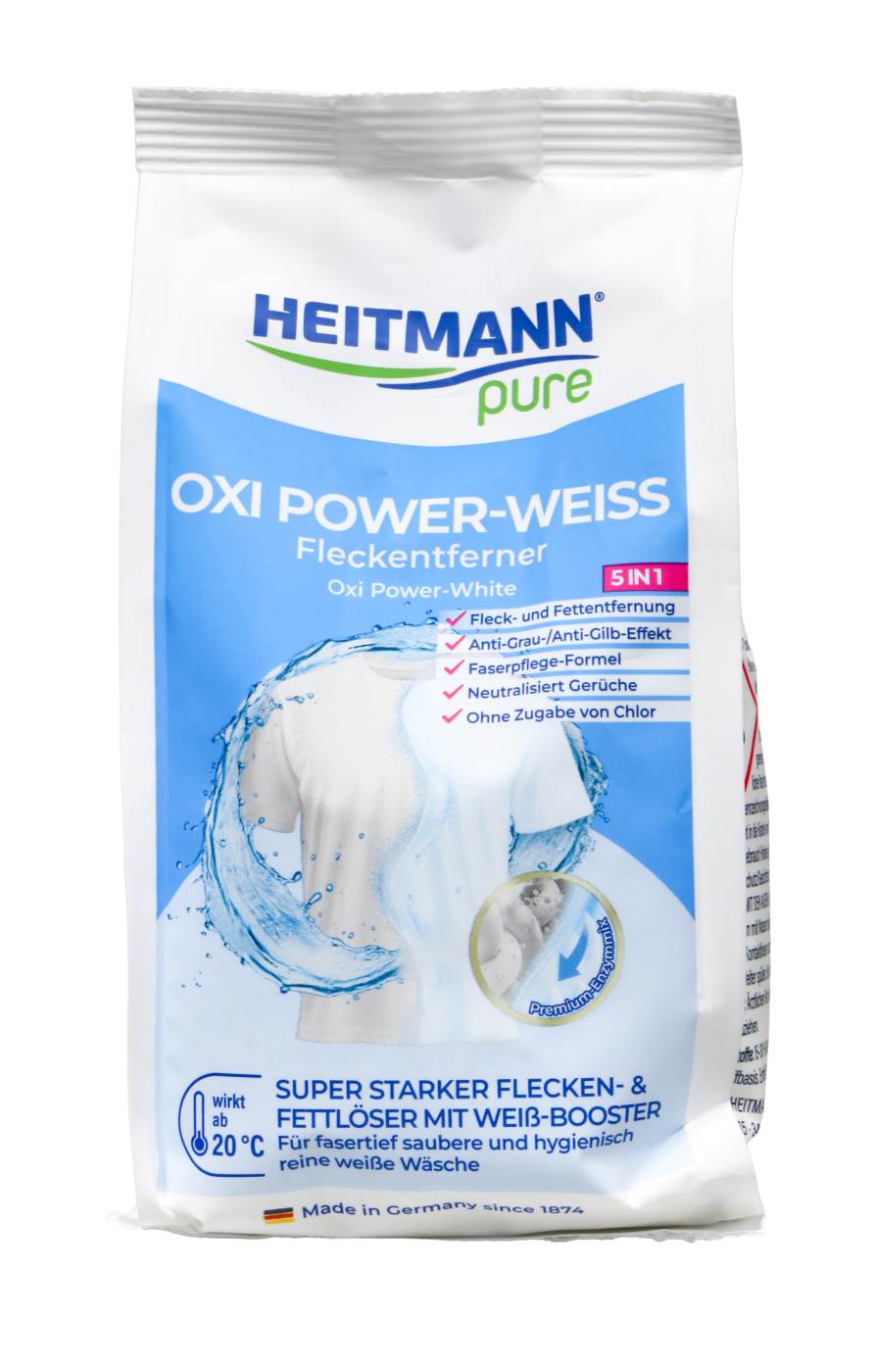 Heitmann Pure Oxi Power-Weiss - Fleckenlöser - 475 g