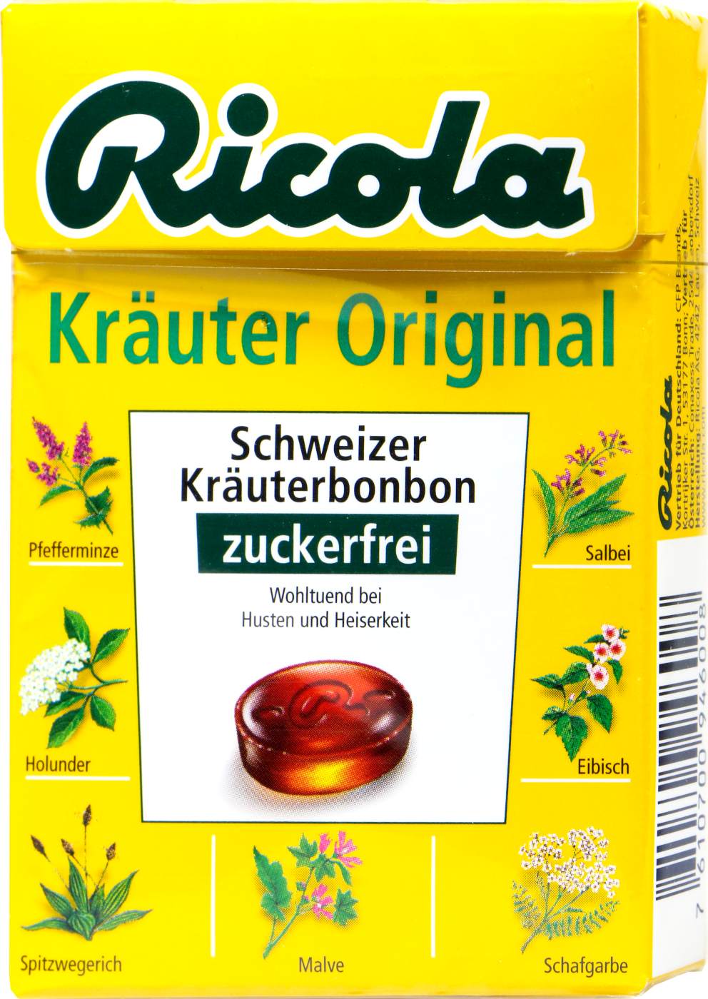Ricola Böxli Kräuterbonbon Zuckerfrei - 50 g Ricola Böxli Kräuterbonbon Zuckerfrei - 50 g