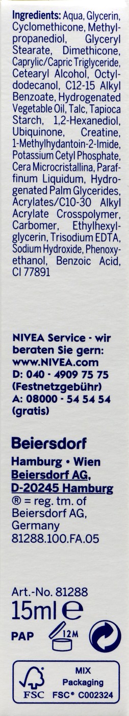 Nivea Visage Q10 Power Augenpflege - 15 ml Nivea Visage Q10 Power Augenpflege - 15 ml