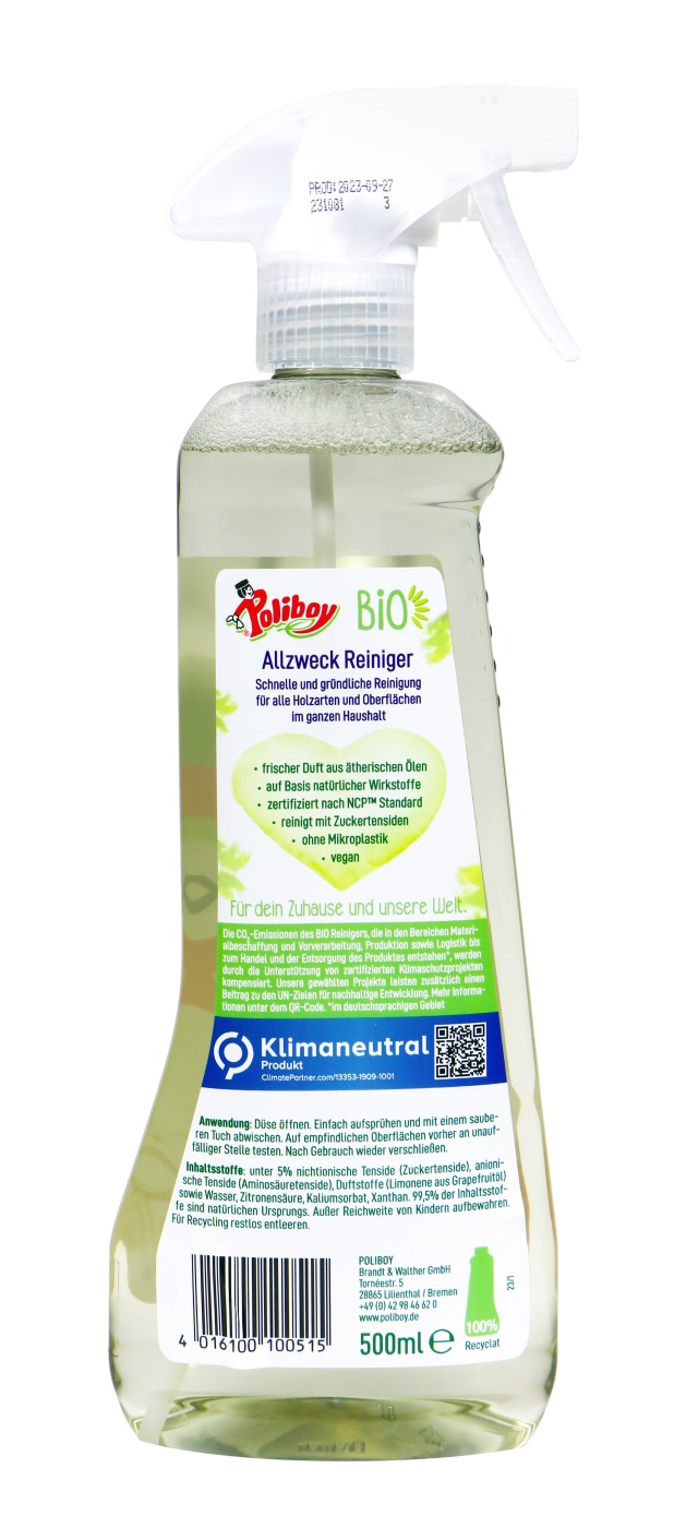 Poliboy Bio Allzweckreiniger - 500 ml Poliboy Bio Allzweckreiniger - 500 ml