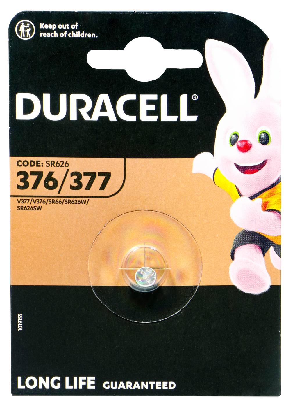 Duracell 376/377 Uhrenbatterie - SR626 - 1,5 V Duracell 376/377 Uhrenbatterie - SR626 - 1,5 V
