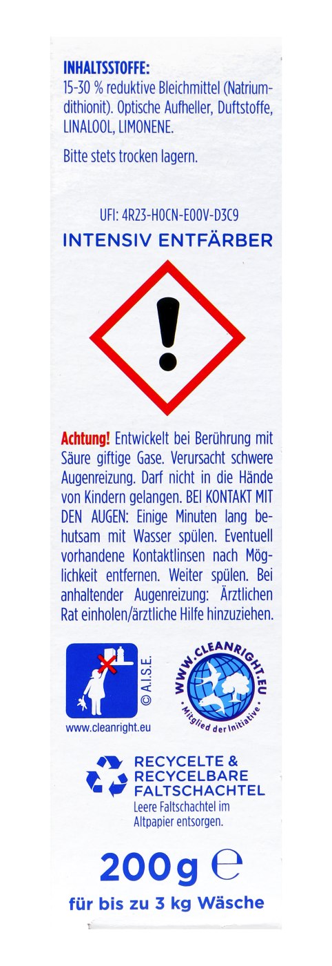 Dr. Beckmann Intensiv Entfärber - 200 g Dr. Beckmann Intensiv Entfärber - 200 g
