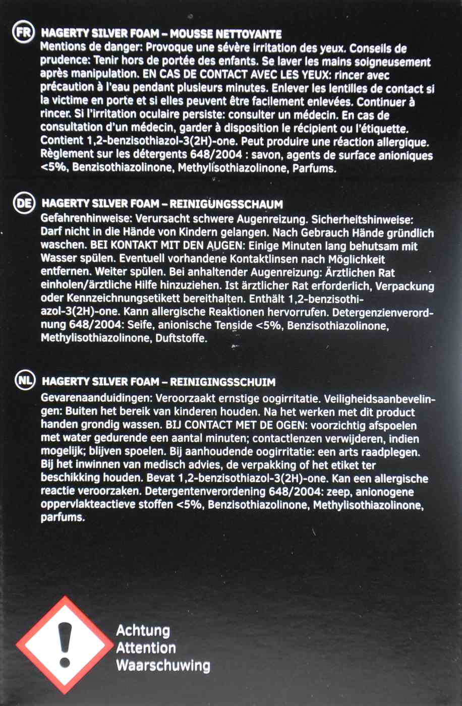 Hagerty Silver Foam - 185 g Hagerty Silver Foam - 185 g