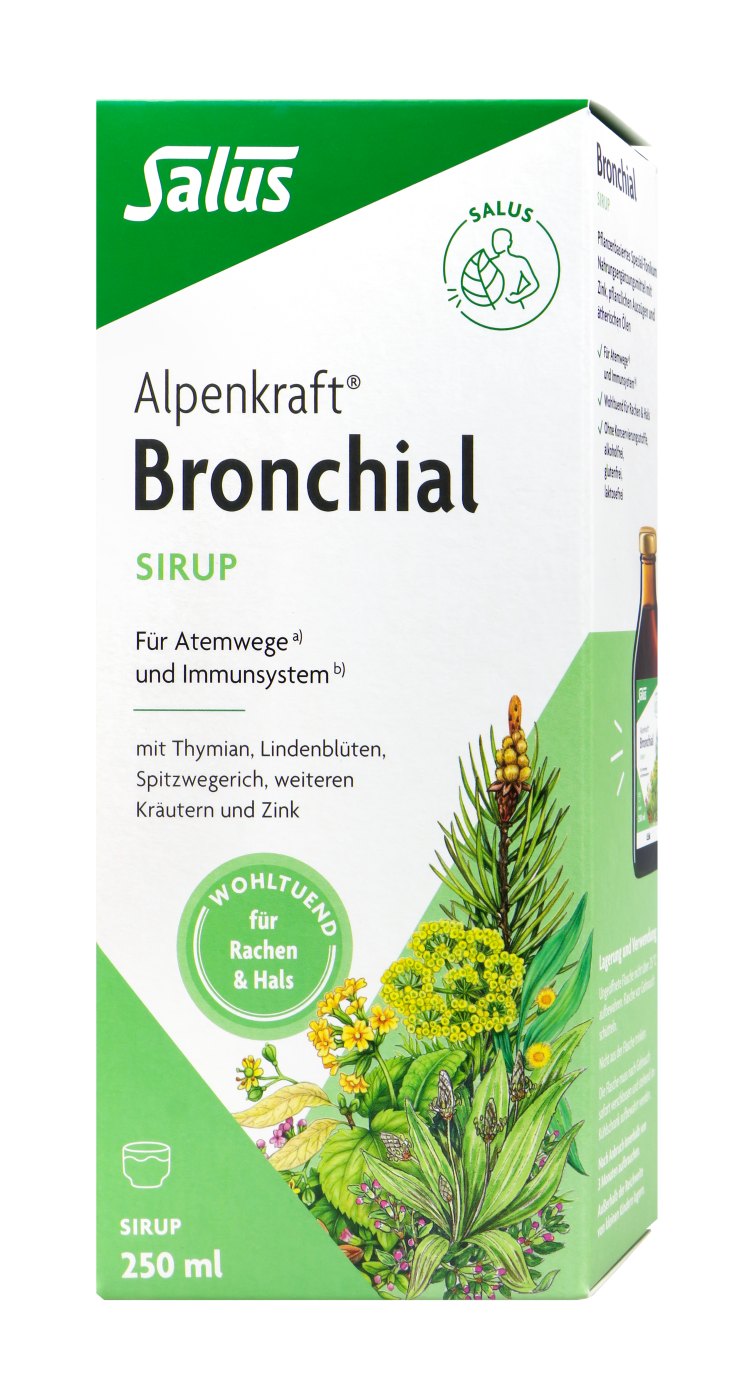 Salus Alpenkraft Bronchial Sirup - 250 ml Salus Alpenkraft Bronchial Sirup - 250 ml
